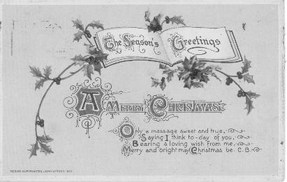 Christmas  Postcard 1900-1914