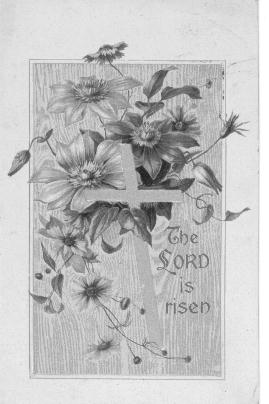 Easter Post Card to Margaret Mathews, 1909