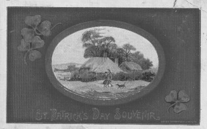 St Patrick's Day  Postcard 1917