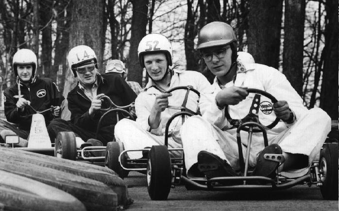 Kart Klubbers at Limehouse Track, 1962