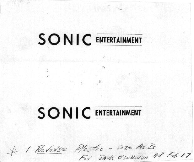 Sonic Entertainment, 1966