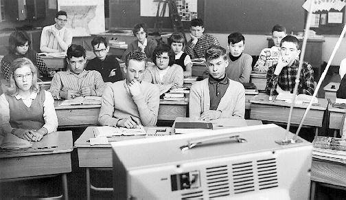 Grade 8 class from Park Public School, 1966