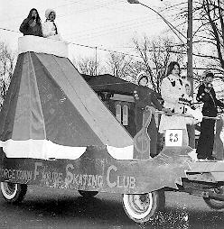 Figure Skating Club Float, Santa Claus Parade, 1971