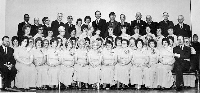 Choral Society at Mayfield School, 1971