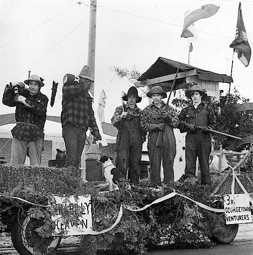 &quot;Moonshiners&quot; in Santa Claus Parade, 1971