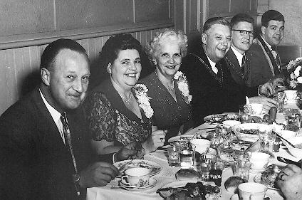 Dinner at the Oddfellows Hall, c. 1960