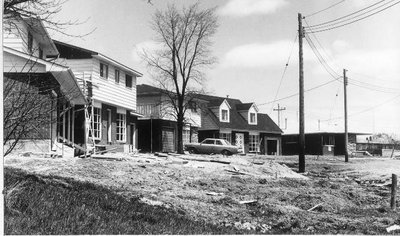 New House Construction on Carole Street, 1966