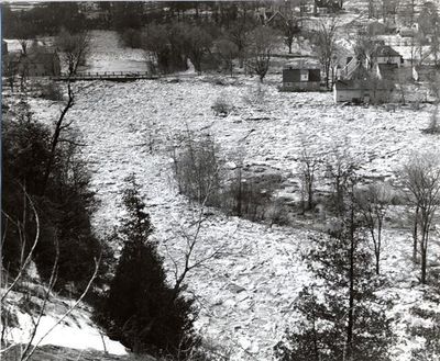 View of Flood Damage, 1965