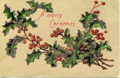 Christmas Card for Margaret Mathews, c. 1910