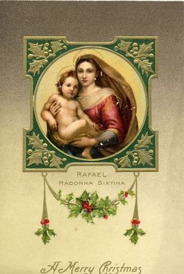 Christmas Card for Margaret Mathews, c. 1910