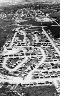 Ariel view of Georgetown with George Kennedy School in foreground