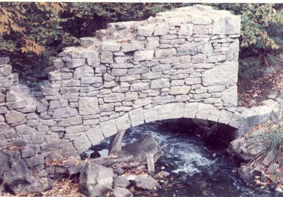 Elliptical Stone Arch and Ruins