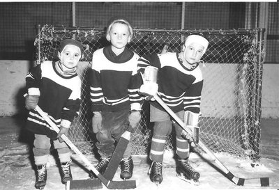 Exhibition Hockey Game Players