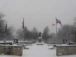 A Snowy Remembrance Park