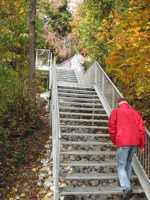 Stairs From The Ball Park