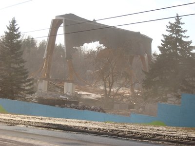 Demolition of Holy Cross Church