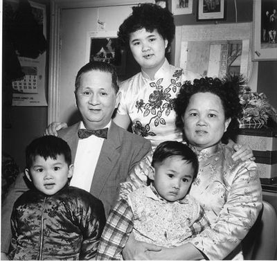 The Lee Family celebrate Lunar New Year, 1962