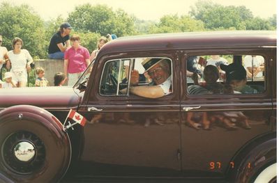 Antique Sedan in Canada Day Parade