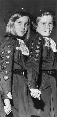 Elizabeth Michasiw and Linda Middleton, 4th Georgetown Brownies