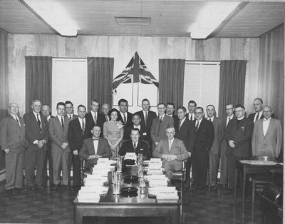 Inaugural of 1960 Town Council