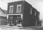 George Soper in Front of His Store