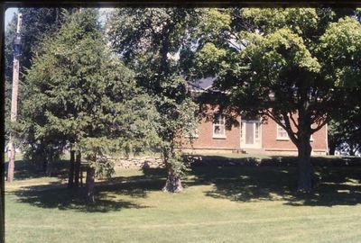 Elmdale Farm  brick farmhouse