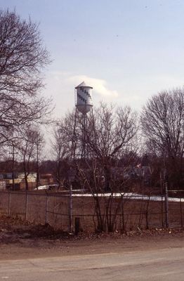 Beardmore water tower taken from John Street.