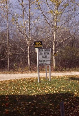 Sign for Italian-Canadian Club