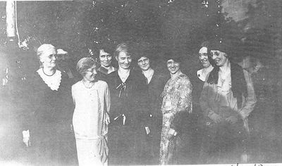 Group Photo at Minerva Ruddell's House