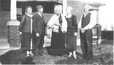 Outdoor Portrait Elderly Lady and Couples