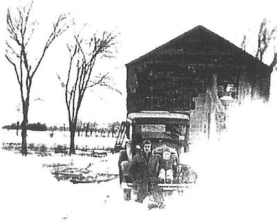 Car Parked at William Drake’s Wood Shop.