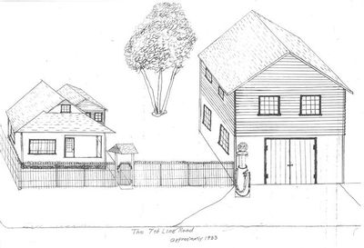 A sketch of the BA (British-American) service station