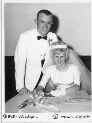 Marilyn Wilson & Graham Reeve wedding