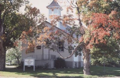 Churchill Community Church, built in 1843 for the Congregational Church, joining the United Church in 1926.