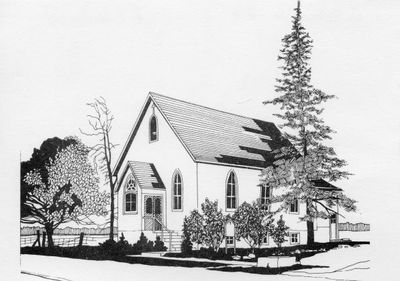 St John's Anglican Church Drawing