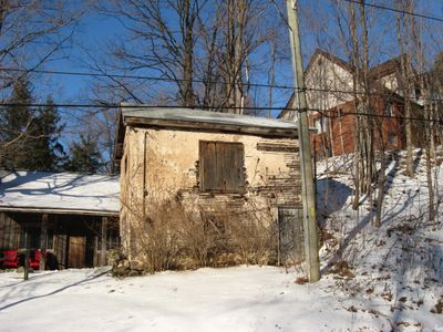 The rough cast barn (original school) at 6 Prince Street