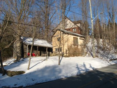 The rough cast barn (original school) at 6 Prince Street