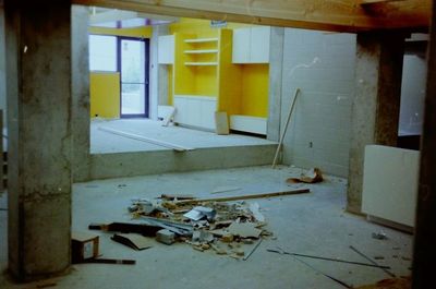 Halton Hills Cultural Centre - children's programming area of the Library under construction.