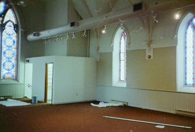 Halton Hills Cultural Centre - north-west corner of the art gallery under construction.