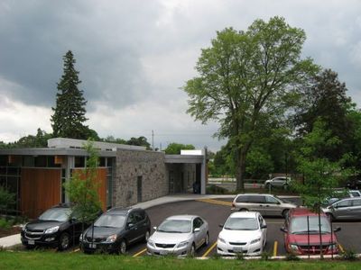 Front Entrance of the Acton Library