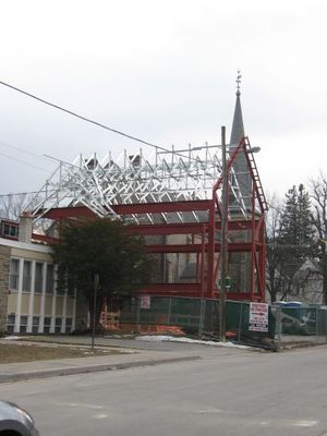 The Library and Cultural Centre Under Construction