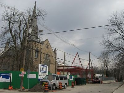 The Library and Cultural Centre Under Construction