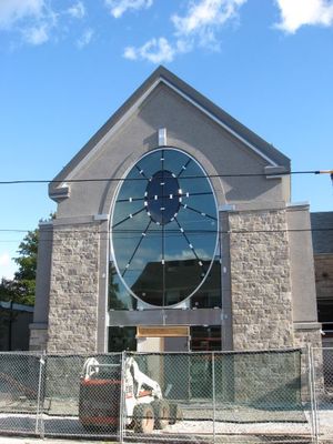 The Library and Cultural Centre Under Construction