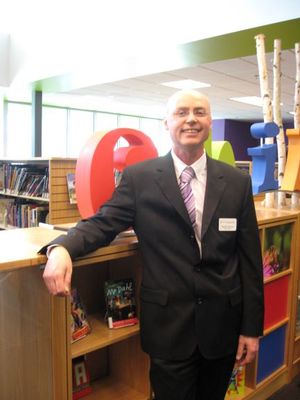 Geoff Cannon at the Newly Re-Constructed Georgetown Library and Cultural Centre