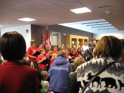 Georgetown Children's Choir at the Opening of the Georgetown Library and Cultural Centre