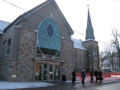 Front Entrance of the Newly Re-Constructed Georgetown Library and Cultural Centre