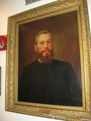 Framed Portrait of Samuel Beaumont