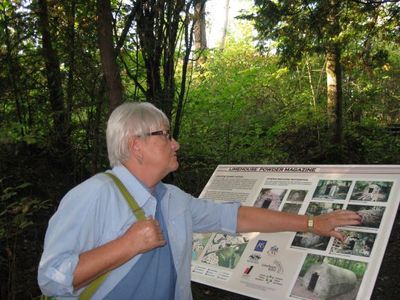 Interpretive Sign Entitled “Limehouse Powder Magazine”