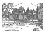 Drawing of the Acton Branch of Halton Hills Library