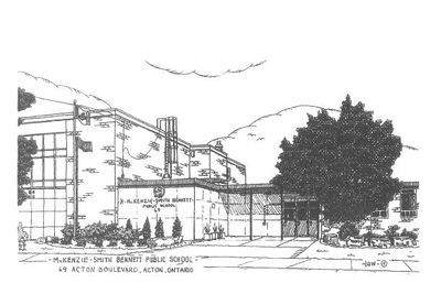 Drawing of Mackenzie-Smith Bennett Public School